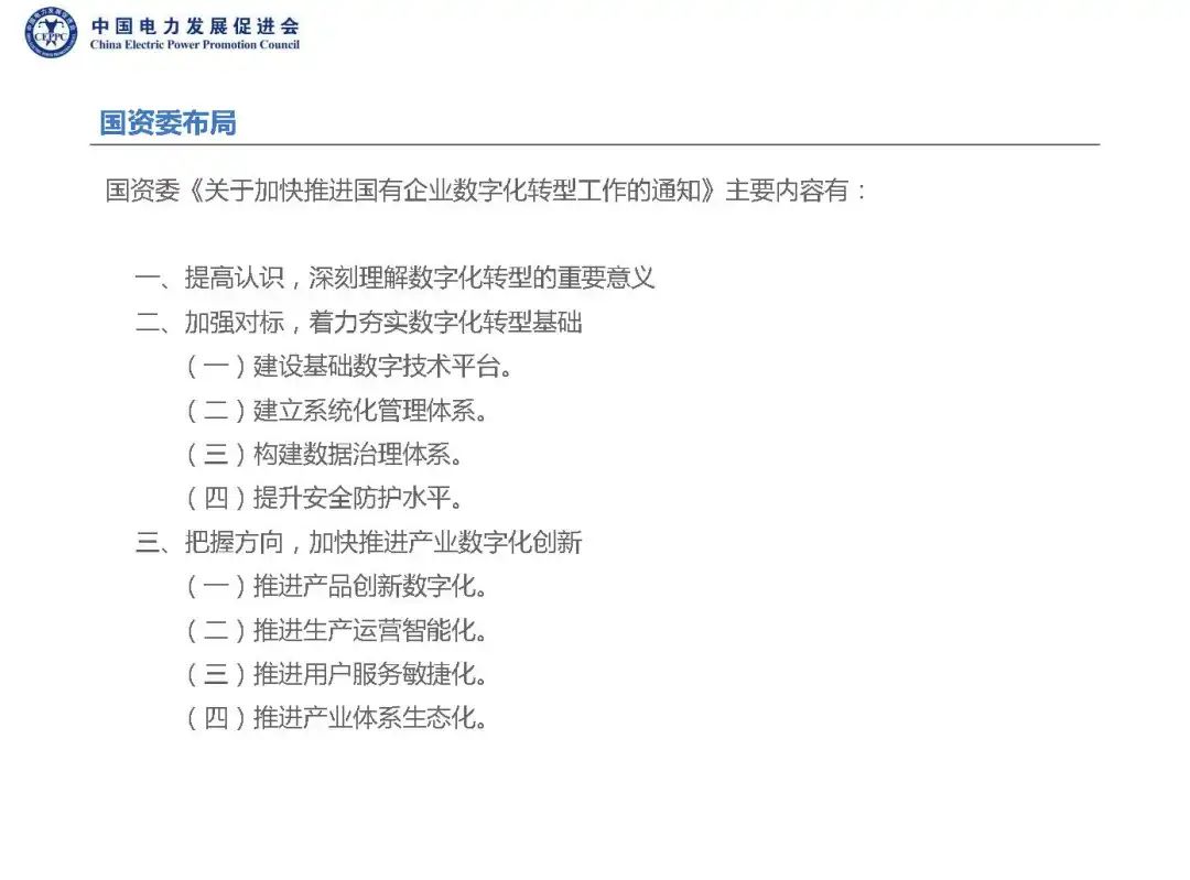 两网五大开展数字化转型工作情况