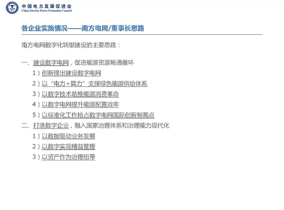 两网五大开展数字化转型工作情况